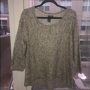 Quinn black & white sweater